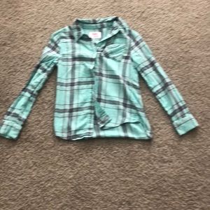 Button up top from justice in a size 10.